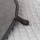 Накидки на сиденье Car Performance передние 2 шт  fiberflax серые CUS-1032 GY