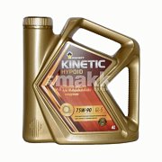 Масло трансмиссионное Rosneft Kinetic Hypoid 75W90 4л полусинтетическое