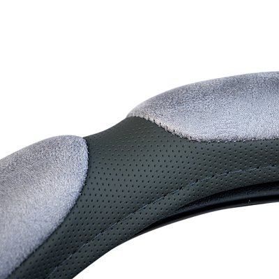 Оплетка 6 спонжей серая алькантара Green Star GREY sponge (М)