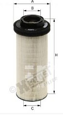 Фильтр топливный Hengst E82KP D36 (PU 966/1 X) DAF CF75, CF85, XF105