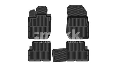 Коврики в салон LADA Largus (12+) к-т 4шт черный SRTK LD.LAR.01X35