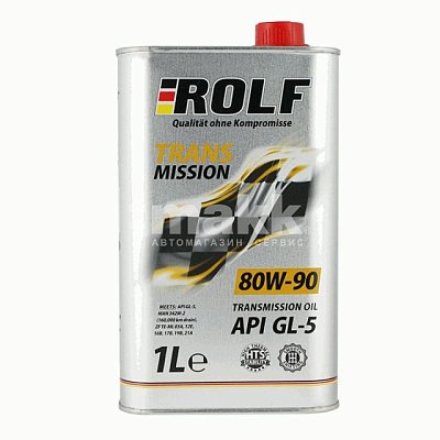 Масло трансмиссионное ROLF Transmission 80W-90  GL-5 1л