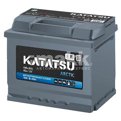Аккумуляторная батарея 65 Ач Katatsu Arctic п/п 24,2*17,5*19