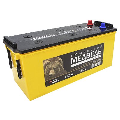 Аккумуляторная батарея 132 Ач Тюменский медведь LA п/п   51,3*18,9*22,6