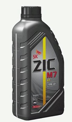 Масло моторное ZIC M7 4T 10W40 синт. API SM 1л