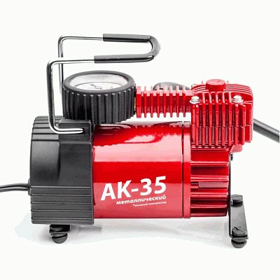 Компрессор  35л/мин 150W 12V металлический, шланг с перех. AUTOPROFI AK-35