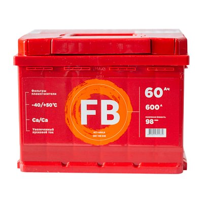 Аккумуляторная батарея 60 Ач FB о/п 24,2*17,5*19