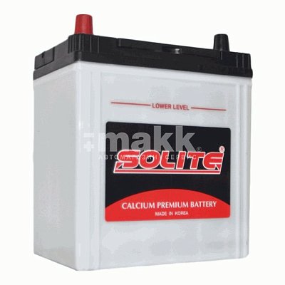 Аккумуляторная батарея 44 Ач Solite CMF п/п (44B19R)  18,7*12,7*19,9