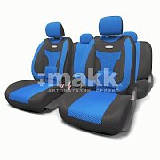 Чехлы EXTRA COMFORTорто.под. фор.вел 11пр карм6 молн черн/син М 5шт ECO-1105 BK/BL (M)