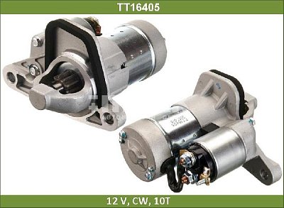 Стартер Nissan Qashqai 2.0 TT16405 Tesla Technics