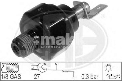 Датчик давления масла Mazda 323/626 1.3-2.2i/1.7D 89-98/Hyundai Accent 1.3-1.5 00-07 330009 ERA