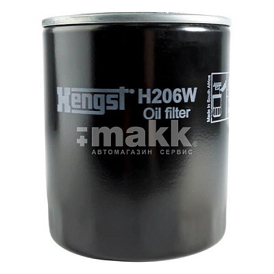 Фильтр масляный Hengst H206W (WP 928/80, C-308, C-115) FORD Ranger, MAZDA B-Serie