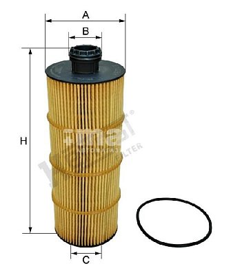 Фильтр масляный Hengst E1028H D730 WEICHAI POWER