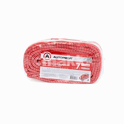 Трос 7т  5м буксировочный ленточный 2 крюка Autoprofi 50шт/уп TRL-70