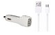 Автомобильное ЗУ Continent 2 USB 2А кабель Type-C White
