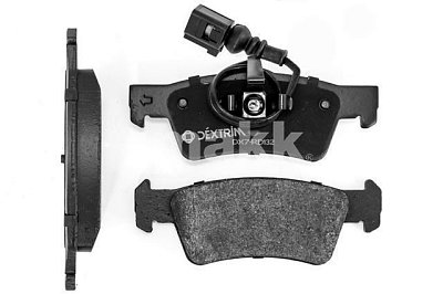 Колодки тормозные задние DX7RD132 Dextrim