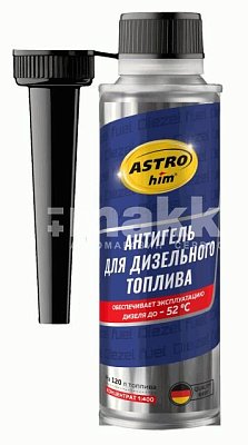 Антигель для дизельного топлива 300мл ASTROhim AC121 (на 120л топлива)