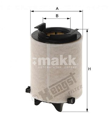 Фильтр воздушный Hengst E482L01 (C 14 130/1) SEAT, SKODA, FAW-VW, AUDI