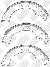 Колодки тормозные задние FN2333 NIBK