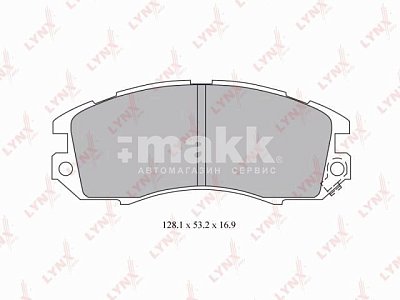 Колодки тормозные передние BD7112 LYNXauto