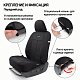 Чехлы AIRBAG полиэстер/велюр, 9 предметов, черный/черный 6 шт/уп TT-902V BK/BK