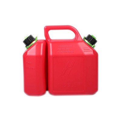 Канистра  6л/2.5л сплит пластик KESSLER с гибким шлангом внутри А1-02-05 Премиум