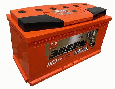 Аккумуляторная батарея 110 ЗВЕРЬ EFB о/п 35,2*17,5*19,0