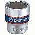 Головка торцевая стандартная двенадцатигранная 1/4", 13 мм King Tony 233013M