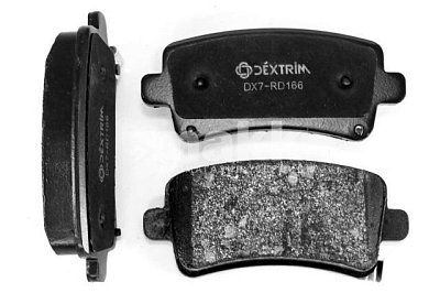 Колодки тормозные задние DX7RD166 Dextrim