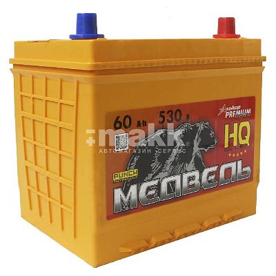 Аккумуляторная батарея 60 Ач Медведь (65D23L) VLA Ca/Ca о/п 23,0*17,3*22,0