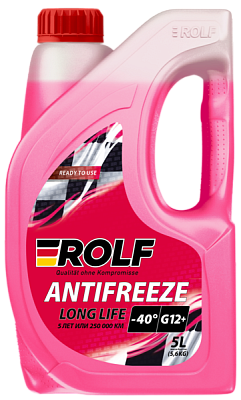 Антифриз ROLF  (-40) G12+ Red 5л (красный)