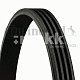 Ремень поликлиновой 4 PK 922 ELAST (эластичный) Continental