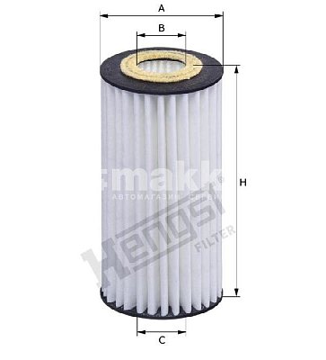Фильтр масляный Hengst E358H03 D246 (HU 6013 z) AUDI, CUPRA, PORSCHE, SEAT, SKODA, VW