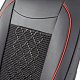 Накидки на сиденье Car Performance передние 2 шт экокожа черные CUS-2092 BK/BK