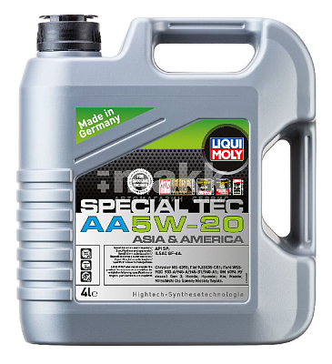 Масло моторное LIQUI MOLY Special Tec AA 5W20 синт. API SP ACEA GF-6A 4л