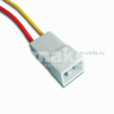 Разъем соединительный 2 контакта АВТОЭЛЕКТРОНИКА 9004СБ-1,50 с проводом (6,3мм "папа";2*1,50мм²*110м