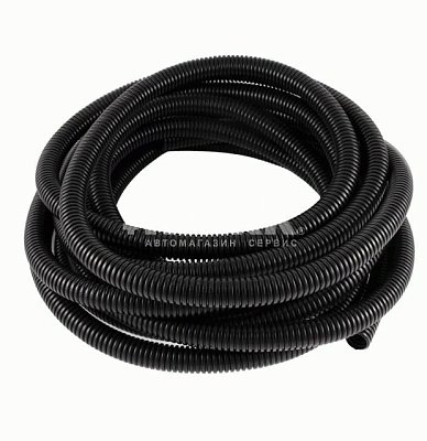 Трубка изоляционная "гофра" АВТОЭЛЕКТРОНИКА ТГ25,8-30 (Ø25,8мм, черная, метраж)