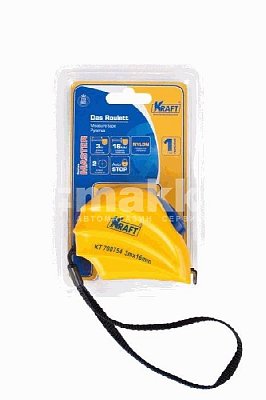 Рулетка 3м*16мм с автоматической фиксацией Master Kraft