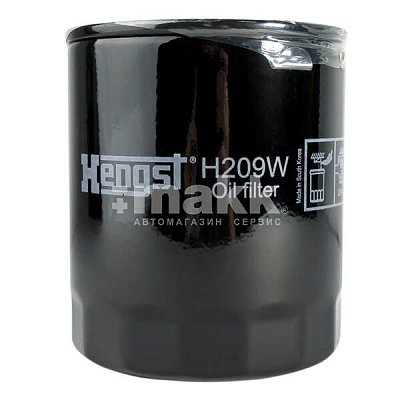 Фильтр масляный Hengst H209W (W 9066, WP 928/81, C-306) Mitsubishi Colt, Galant, L200, Lancer