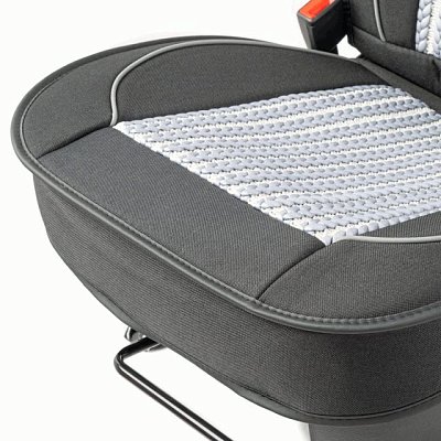 Накидки на сиденье Car Performance передние 2 шт fiberflax черн/серые CUS-2062 BK/GY