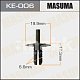 Клипса пластм. крепежная KE-006 Европа Masuma