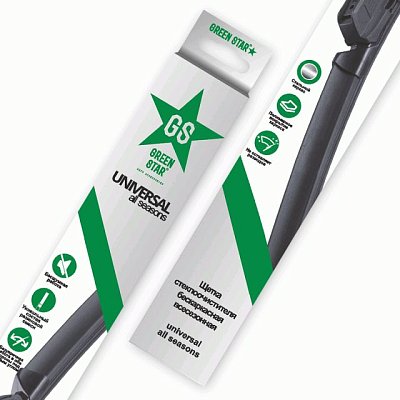 Бескаркасная щетка ст/оч "Green Star Universal", 16" 400мм 