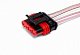 Разъем 2820881 (4pin) 4 контакта бензонасоса, датчика уровня топлива для GAZ; датчика уровня топлива