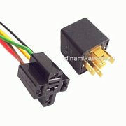 Реле силовое 5-ть контактов 90.3747СБ5(а) с кронштейном в сборе с колодкой  9016 (для автосигнализац