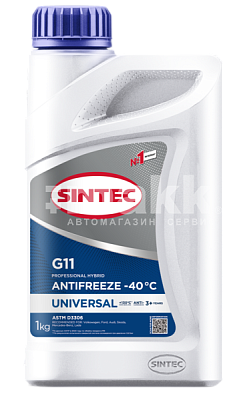 Антифриз  Sintec Universal (-40) 1кг G11 (синий)