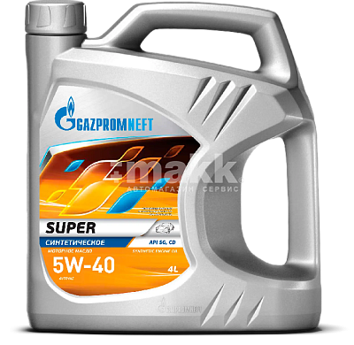 Моторное масло Gazpromneft Super 5W40 синт. API SG/CD 4л