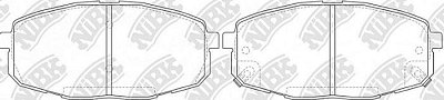 Колодки тормозные передние PN0373S NIBK