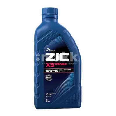 Масло моторное ZIC X5 Diesel 10W40 полусинтетическое 1л