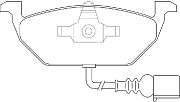 Колодки тормозные передние дисковые BP33148W SB NAGAMOCHI