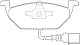 Колодки тормозные передние дисковые BP33148W SB NAGAMOCHI